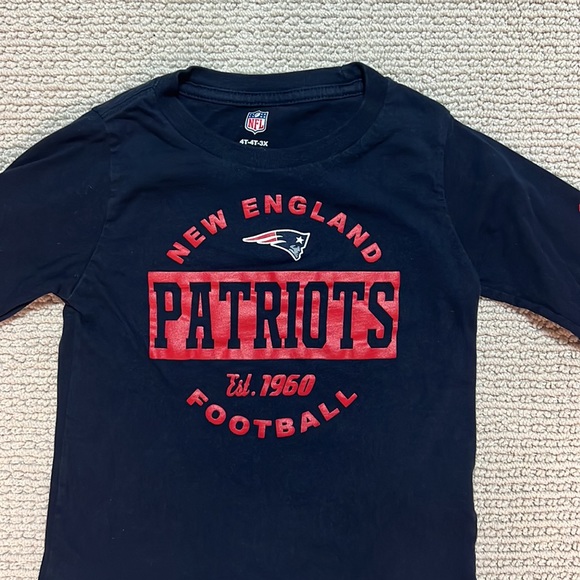 Toddler 4T NFL New England Patriots Long Sleeve T-Shirt - Picture 2 of 3